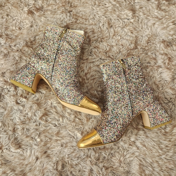 Free People All That Glitters Circus NY Osten Ankle‎ Boots Multicolor Women's 7 - Picture 7 of 12
